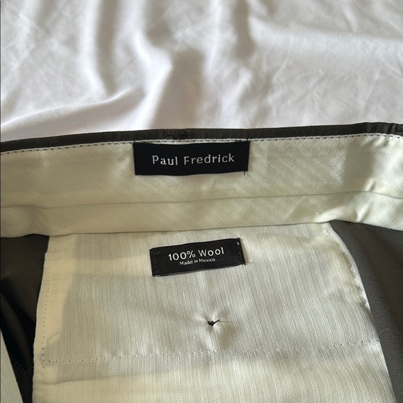 Paul Fredrick Green Chinos Relaxed Fit - Picture 7 of 12